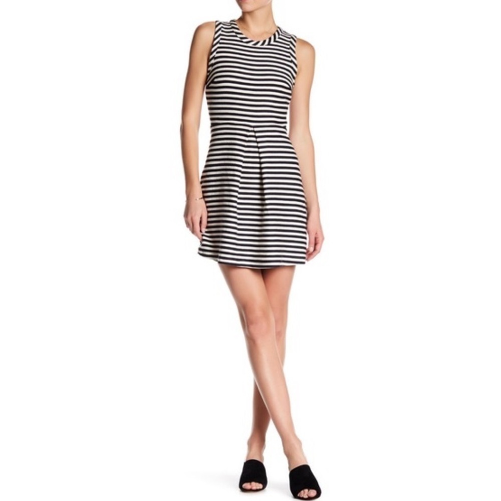 Madewell Afternoon Dress Striped Sz M